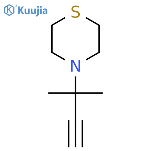 4-(2-methylbut-3-yn-2-yl)thiomorpholine structure