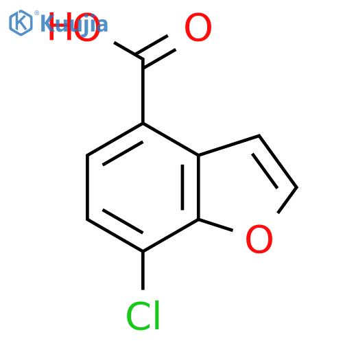 7-Chlorobenzofuran-4-carboxylic acid structure