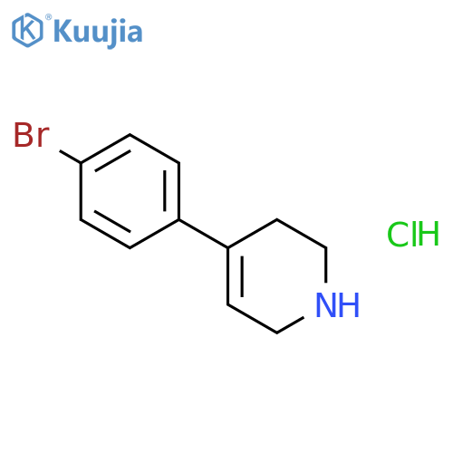 4-(4-Bromophenyl)-1,2,3,6-tetrahydropyridine hydrochloride structure