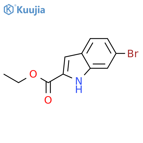 Ethyl 6-bromo-1H-indole-2-carboxylate structure