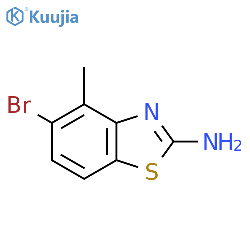 5-Bromo-4-methylbenzo[d]thiazol-2-amine structure