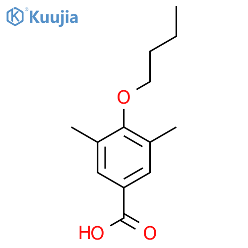 4-Butoxy-3,5-dimethylbenzoic acid structure