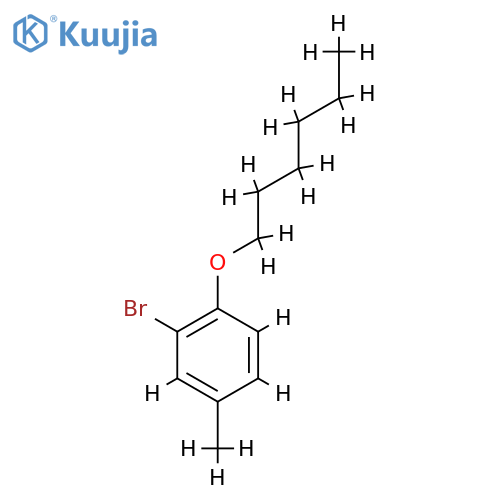 2-Bromo-1-(hexyloxy)-4-methylbenzene structure