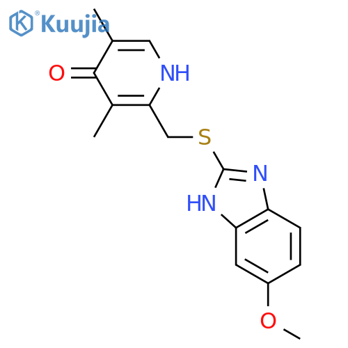 4-Hydroxy Omeprazole Sulfide structure