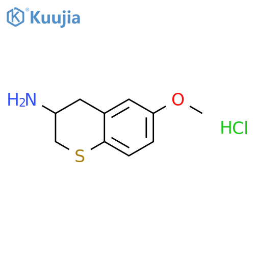 6-METHOXY-THIOCHROMAN-3-YLAMINE HYDROCHLORIDE structure