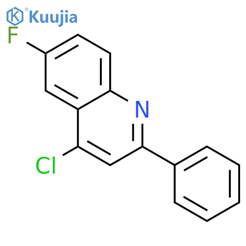 4-chloro-6-fluoro-2-phenylquinoline structure