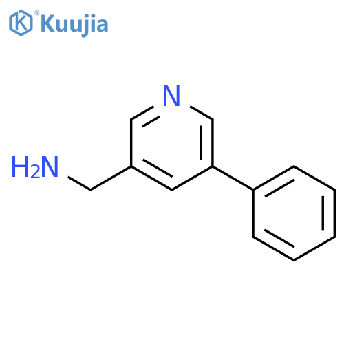 (5-Phenylpyridin-3-yl)methanamine structure