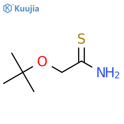2-(tert-butoxy)ethanethioamide structure
