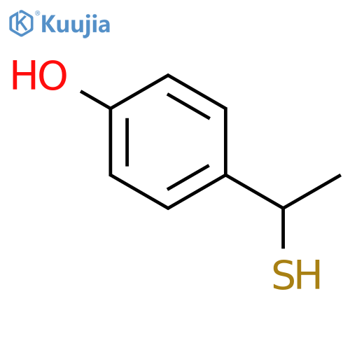 4-(1-sulfanylethyl)phenol structure
