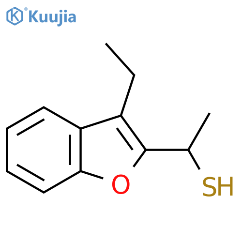 1-(3-Ethyl-1-benzofuran-2-yl)ethane-1-thiol structure