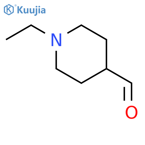 1-ethylpiperidine-4-carbaldehyde structure