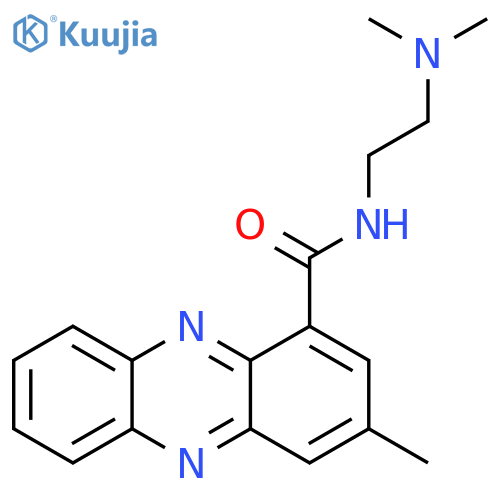 1-Phenazinecarboxamide, N-[2-(dimethylamino)ethyl]-3-methyl- structure