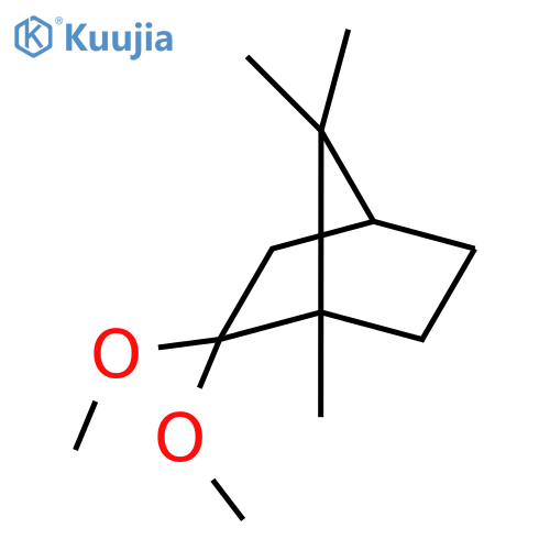 2,2-dimethoxy-1,7,7-trimethyl-norbornane structure