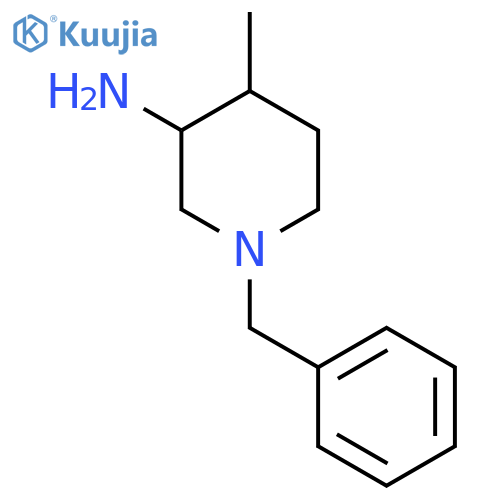 1-Benzyl-4-methylpiperidin-3-amine structure