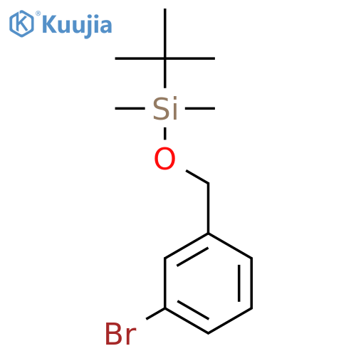 (3-bromophenyl)methoxy-tert-butyl-dimethylsilane structure