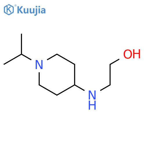 2-{[1-(propan-2-yl)piperidin-4-yl]amino}ethan-1-ol structure