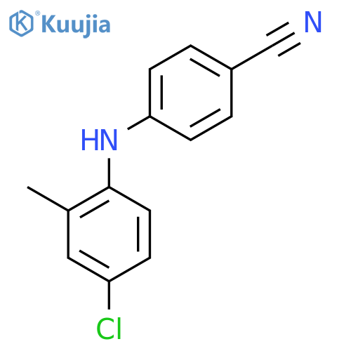 4-(4-Chloro-2-methylphenyl)aminobenzonitrile structure