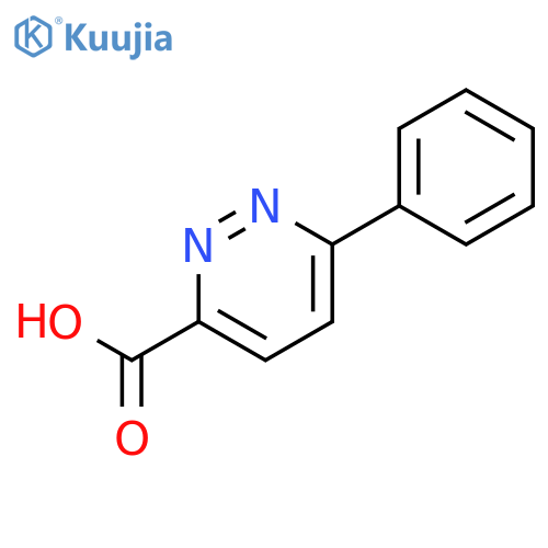3-Pyridazinecarboxylic acid, 6-phenyl- structure