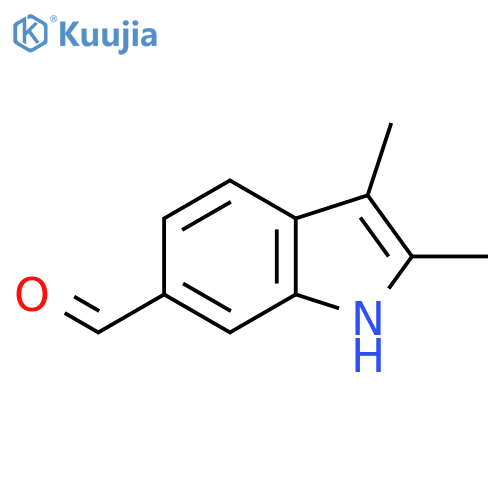 2,3-Dimethyl-1H-indole-6-carbaldehyde structure