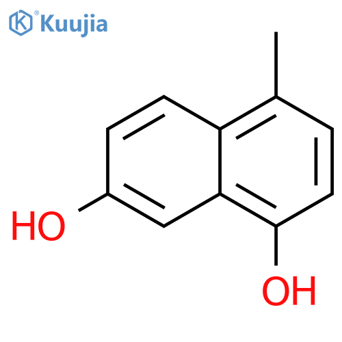 4-methylnaphthalene-1,7-diol structure