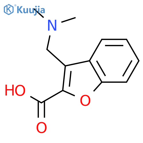 3-[(dimethylamino)methyl]-1-benzofuran-2-carboxylic Acid structure