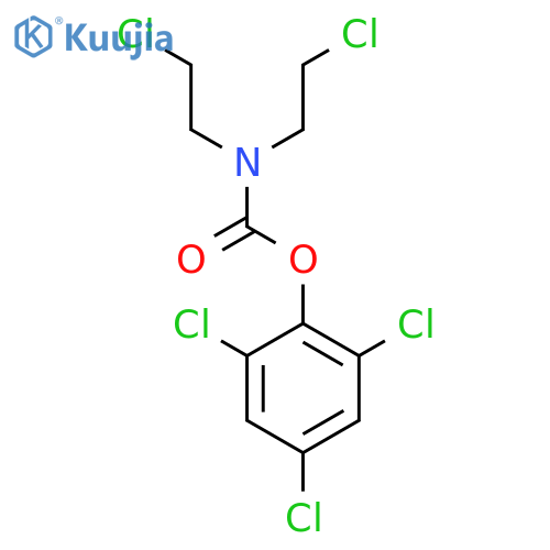 Carbamic acid,bis(2-chloroethyl)-, 2,4,6-trichlorophenyl ester (7CI,8CI,9CI) structure