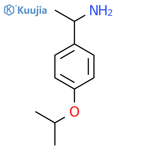1-4-(Propan-2-yloxy)phenylethan-1-amine structure