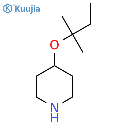 4-(2-methylbutan-2-yl)oxypiperidine structure
