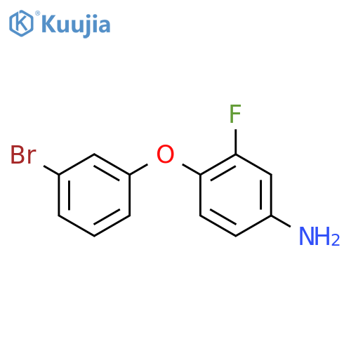 4-(3-Bromophenoxy)-3-fluoroaniline structure