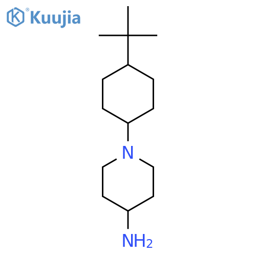 1-(4-Tert-butylcyclohexyl)piperidin-4-amine structure