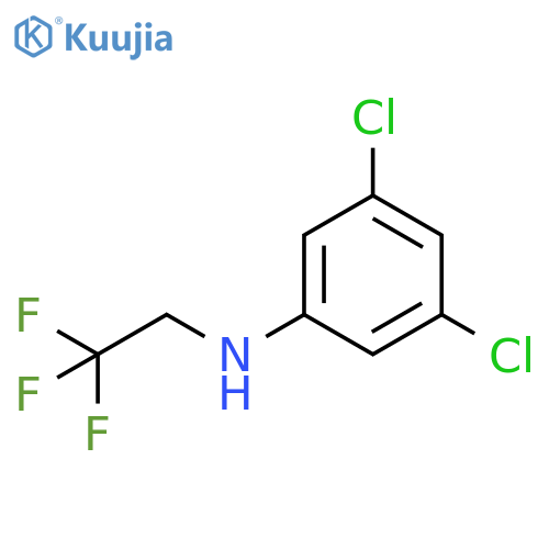 3,5-dichloro-N-(2,2,2-trifluoroethyl)aniline structure