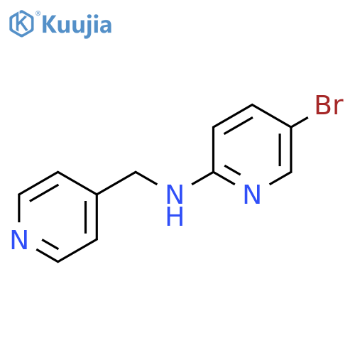 5-Bromo-N-(4-pyridinylmethyl)-2-pyridinamine structure