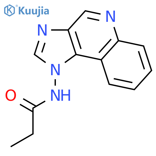 Propanamide, N-1H-imidazo[4,5-c]quinolin-1-yl- structure