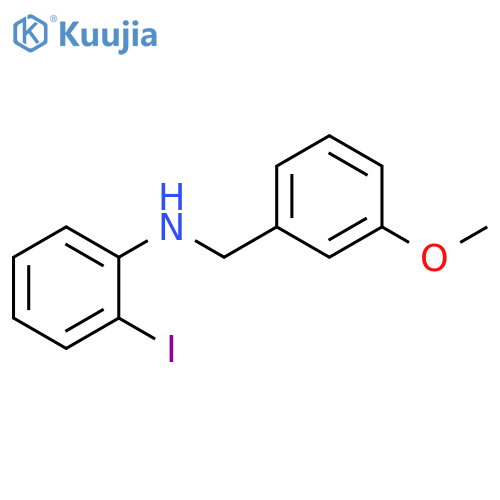 2-iodo-N-(3-methoxyphenyl)methylaniline structure