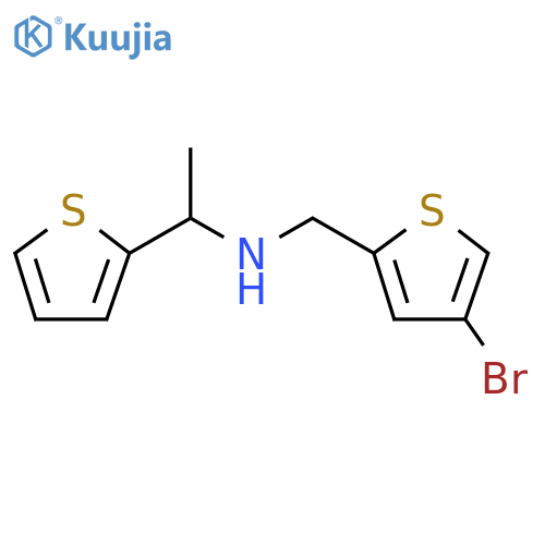 (4-bromothiophen-2-yl)methyl1-(thiophen-2-yl)ethylamine structure