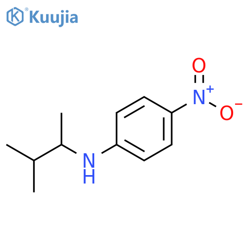 N-(3-methylbutan-2-yl)-4-nitroaniline structure