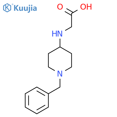 (1-Benzyl-piperidin-4-ylamino)-acetic acid structure