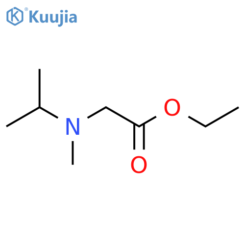 Ethyl isopropyl(methyl)aminoacetate structure