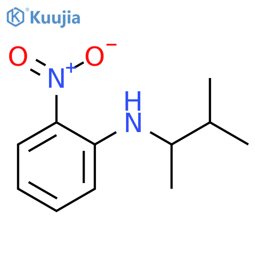 N-(3-methylbutan-2-yl)-2-nitroaniline structure