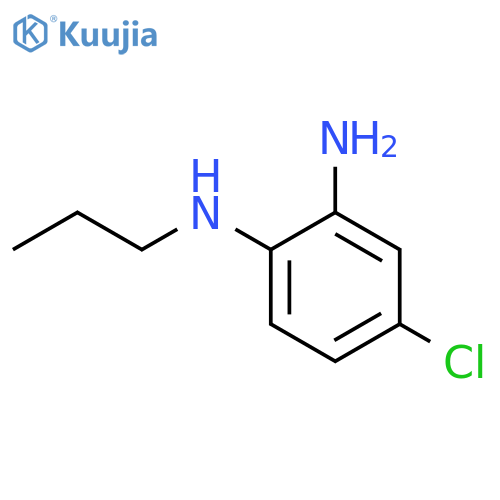 4-chloro-1-N-propylbenzene-1,2-diamine structure