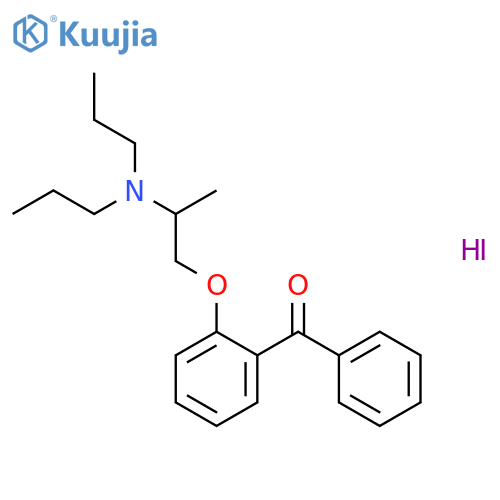 Benzophenone,2-[2-(dipropylamino)propoxy]-, hydriodide (8CI) structure