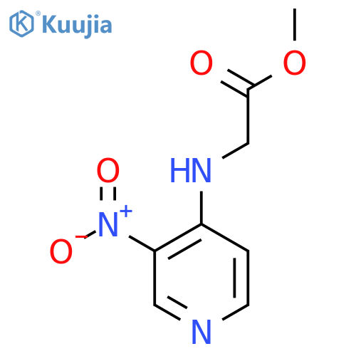 Methyl 2-(3-Nitropyridin-4-yl)aminoacetate structure
