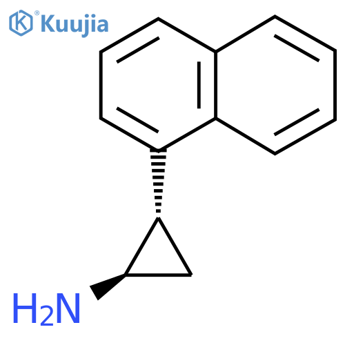 rac-(1R,2S)-2-(naphthalen-1-yl)cyclopropan-1-amine structure