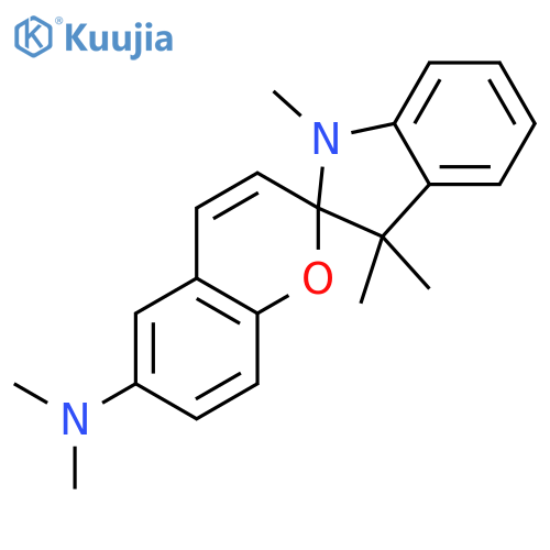 Spiro[2H-1-benzopyran-2,2'-[2H]indol]-6-amine, 1',3'-dihydro-N,N,1',3',3'-pentamethyl- structure