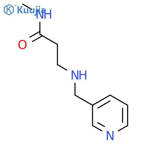 N-Methyl-3-[(3-pyridinylmethyl)amino]propanamide structure