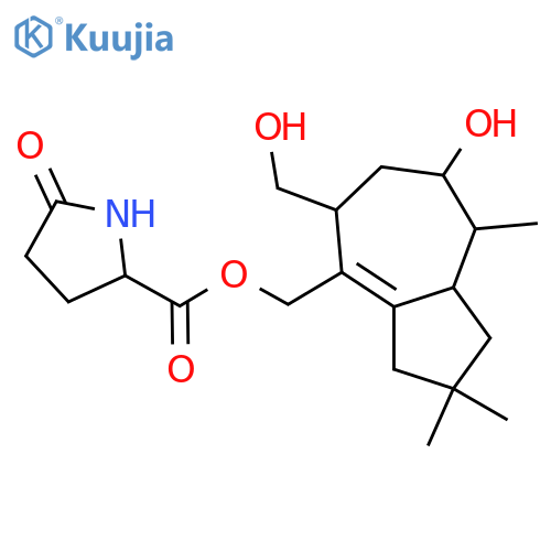 2-Tremulene-4,7,15-triol; (6β,7α,8α,9β)-form, 15-O-(5-Oxo-2-pyrrolidinecarbonyl)(S-) structure
