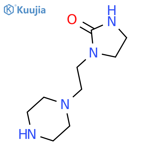 1-[2-(piperazin-1-yl)ethyl]imidazolidin-2-one structure