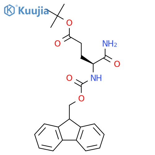 Fmoc-l-glu(tbu)-nh2 structure