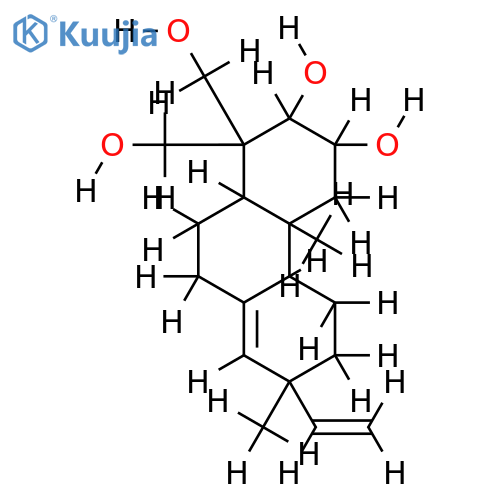 Sandaracopimaradien-2alpha,3beta,18,19-tetrol structure