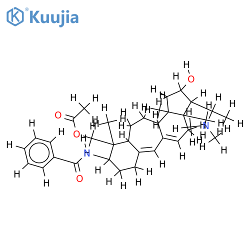 30-acetoxy-Na-benzoylbuxidienine structure